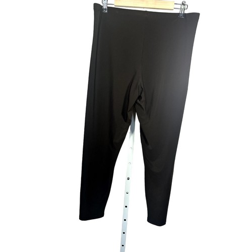 Pantaloni elasticizzati leggeri SYMPLI da donna tagliati vita alta marroni taglia 14 - Foto 5 di 5