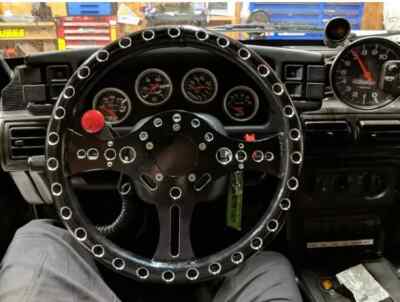 13.5'' Super Max Lightweight Drag Racing Performance Drift Steering Wheel 5-Bolt