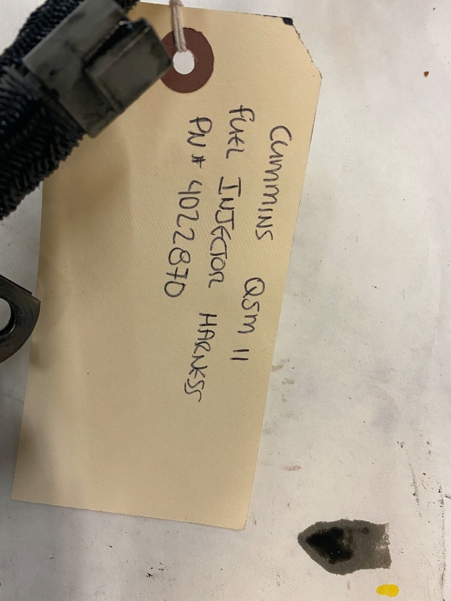 Cummins QSM11 Fuel Injector Harness 4022870 Used / Good Condition  