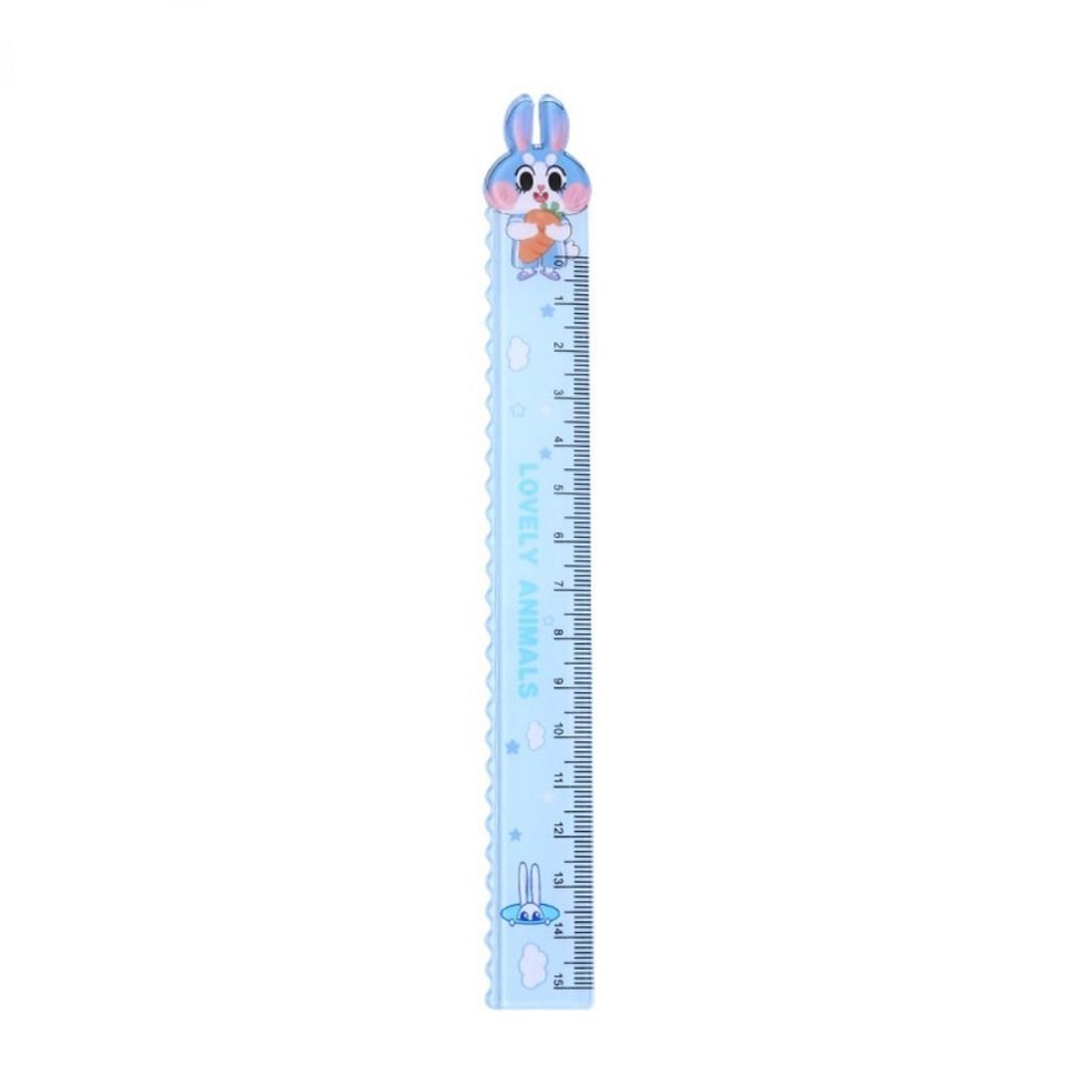 Rabbit Straight Ruler Plastic Drawing Tools Kawaii Ruler | eBay