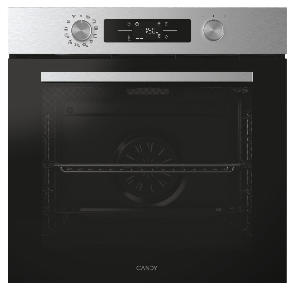 Candy Forno Elettrico Ventilato da Incasso 78 L 60 cm A++ Inox/Nero CA6N5B3EHTX1
