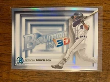 2022 Bowman Chrome Spencer Torkelson Bowman in 3D Prospect Detroit Tigers B3D-11