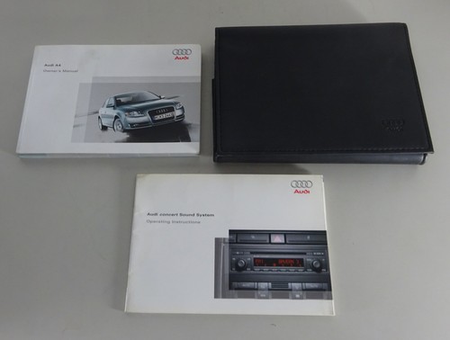 Owner's Manual / Handbook + Wallet Audi A4 Typ B6 with Quattro from 11/2005 - Bild 1 von 1