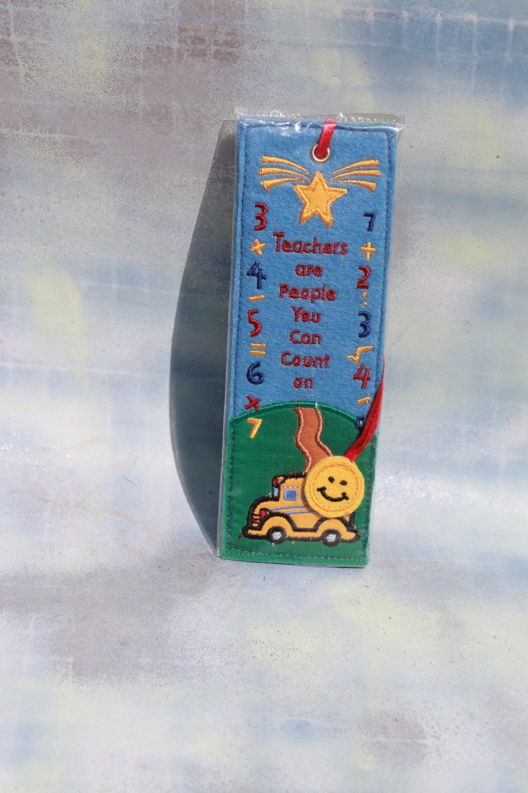 Teachers You Can Count On Bookmark, 7" tall New