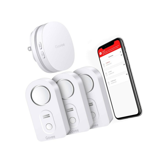 Govee WiFi Water Sensor, Smart APP Leak Alert, Wireless ...