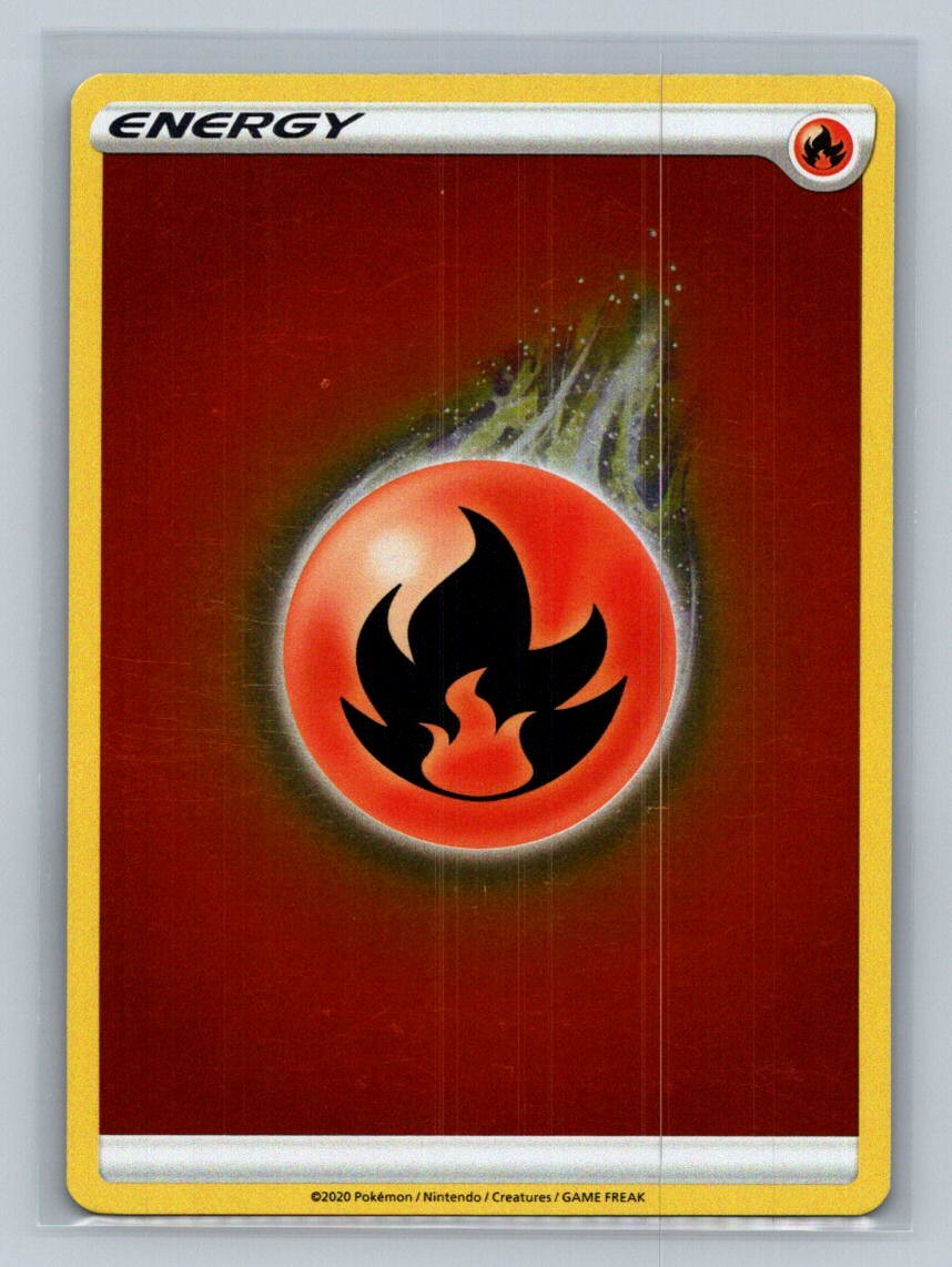 Fire Energy SWSH01: Sword & Shield Base Set Near Mint NM Reverse Holo (2020)