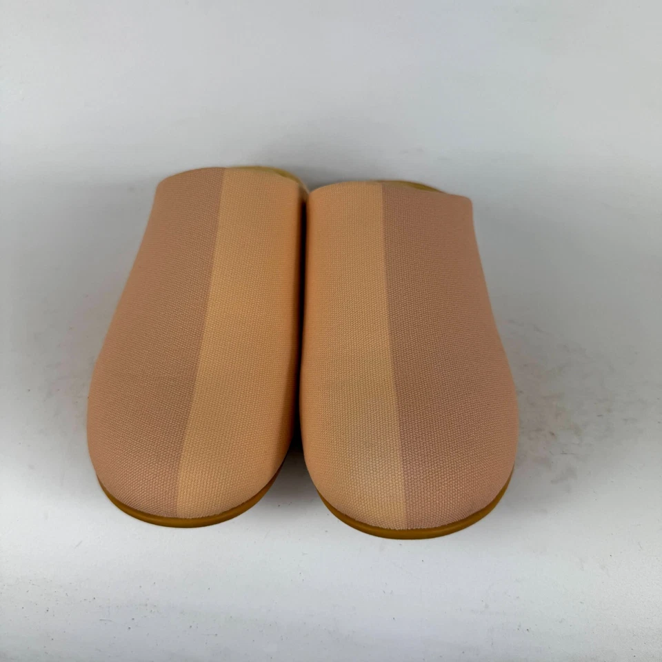 FitFlop Chrissie X Yinka Ilori女式9米色棕色帆布懒人鞋 — 第 4/4 张图片