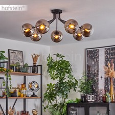 Rauchglas 7-flammig Decken Lampe moderne Wohn Schlaf Zimmer Raum Beleuchtung