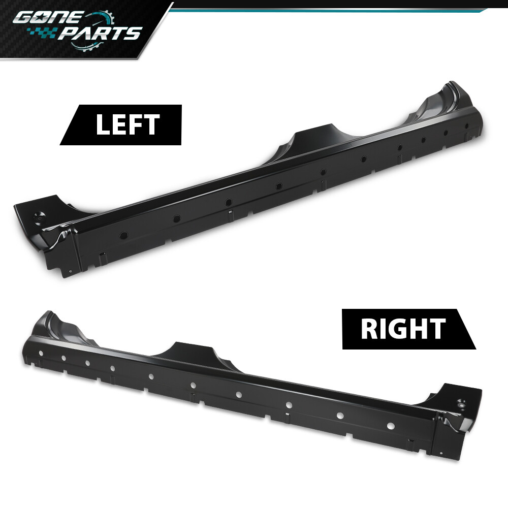 Rocker Panel Fit For 2014-18 Chevy GMC Pickup Silverado Sierra Extended ...