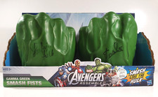 Stan Lee & Lou Ferrigno Signed Autographed Hulk Hands Excelsior Authenticated