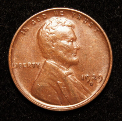 1929-D  Lincoln Wheat Cent  XF++