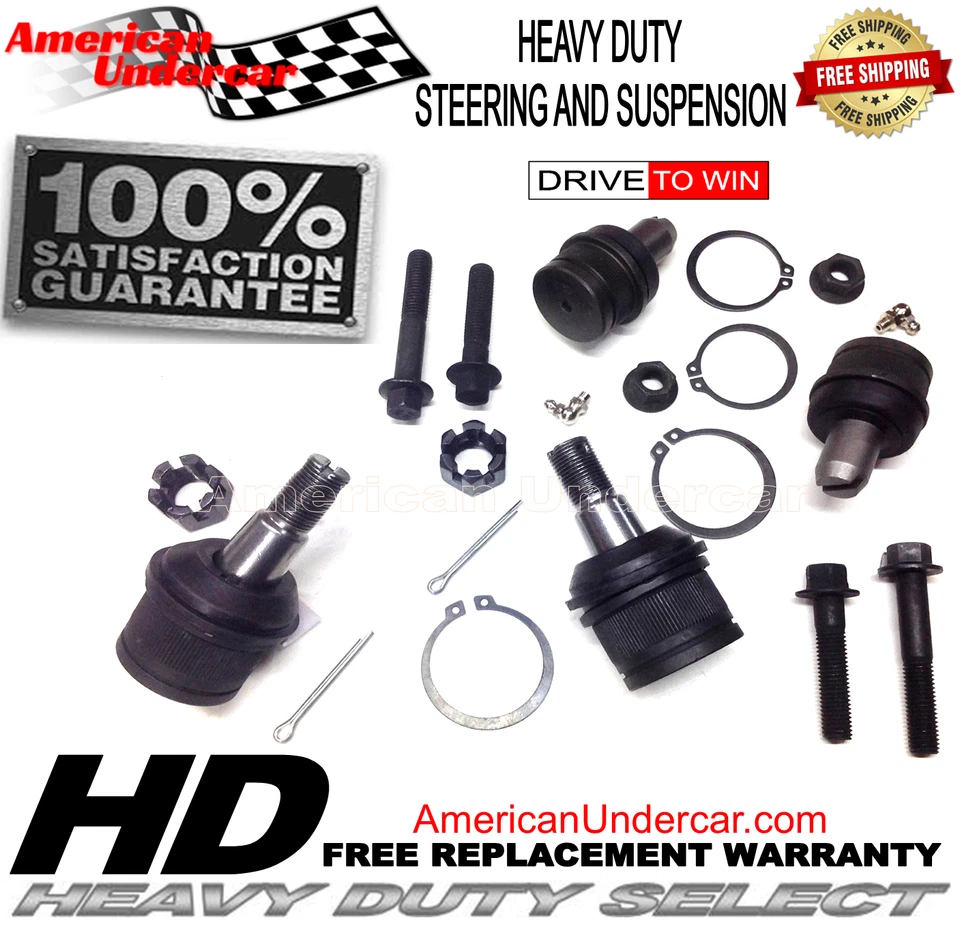 Kit de suspensión rótula HD Ford F250 F350 Super Duty 1999-2022 2x2 Excursion Foto 2 de 4