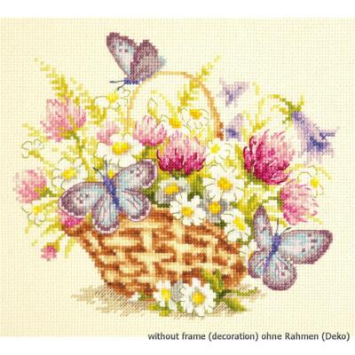 Magic Needle Zweigart Edition Kreuzstich Set ''Sommerstimmung'', Zählmuster, 20x17