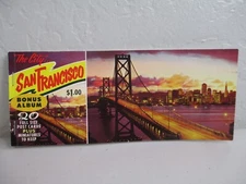 Vintage San Francisco California Book Album Color Postcards Post Cards