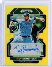 2022 Panini Prizm Draft Picks TREY DOMBROSKI Autograph Gold RC Rookie AUTO 2/10