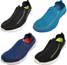 Womens Breathable Mesh Drainage Quick Drying Slip On Aqua Water Shoe