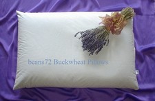 beans72 Aromatherapy Buckwheat Pillow - Travel Size 11"x16" Made in USA