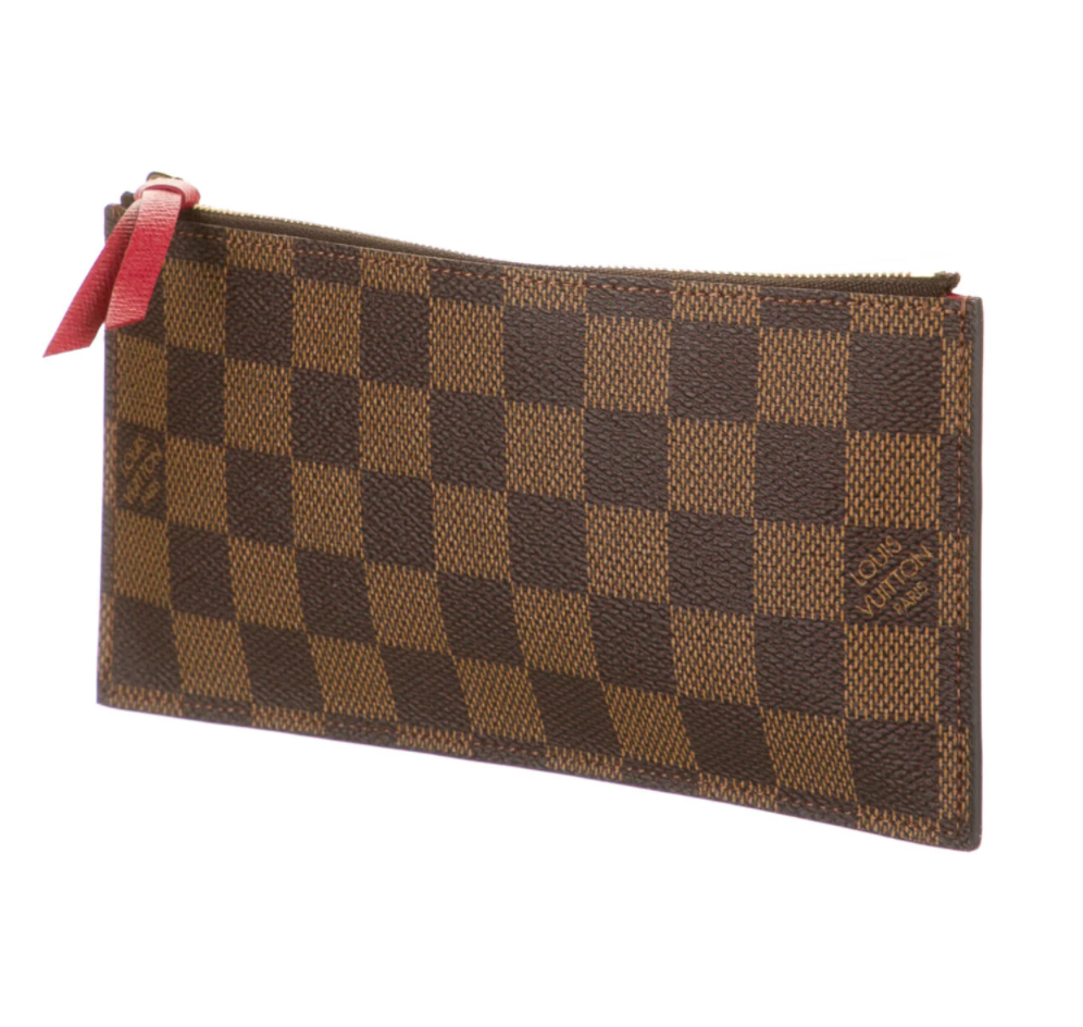 Louis Vuitton Felicie Zippered Damier Ebene Pouch