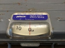 Pelouze Scale Heavy Duty Utility Shipping P100S 100 Capacity W/ Lock Handle