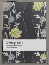 Image of Evergreen Silver Plated Picture Photo Frame - 2.5" x 3.5" - 6cm x 9cm