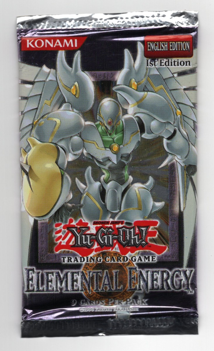 (500658) YUGIOH ELEMENTAL ENERGY 1ST EDITION Sealed BOOSTER PACK