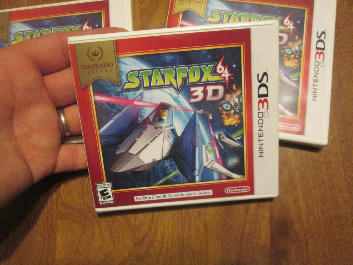 STAR FOX 64 3D NINTENDO 3DS SELECTS US EDITION SEALED 45496745226