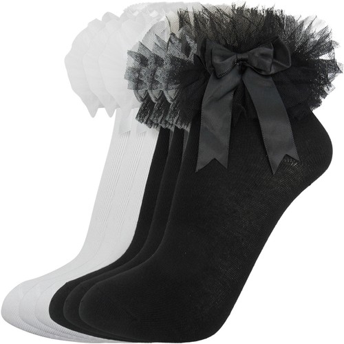 Girls Womens Ankle Tutu Net Lace Lacey Frilly School Party Occasion