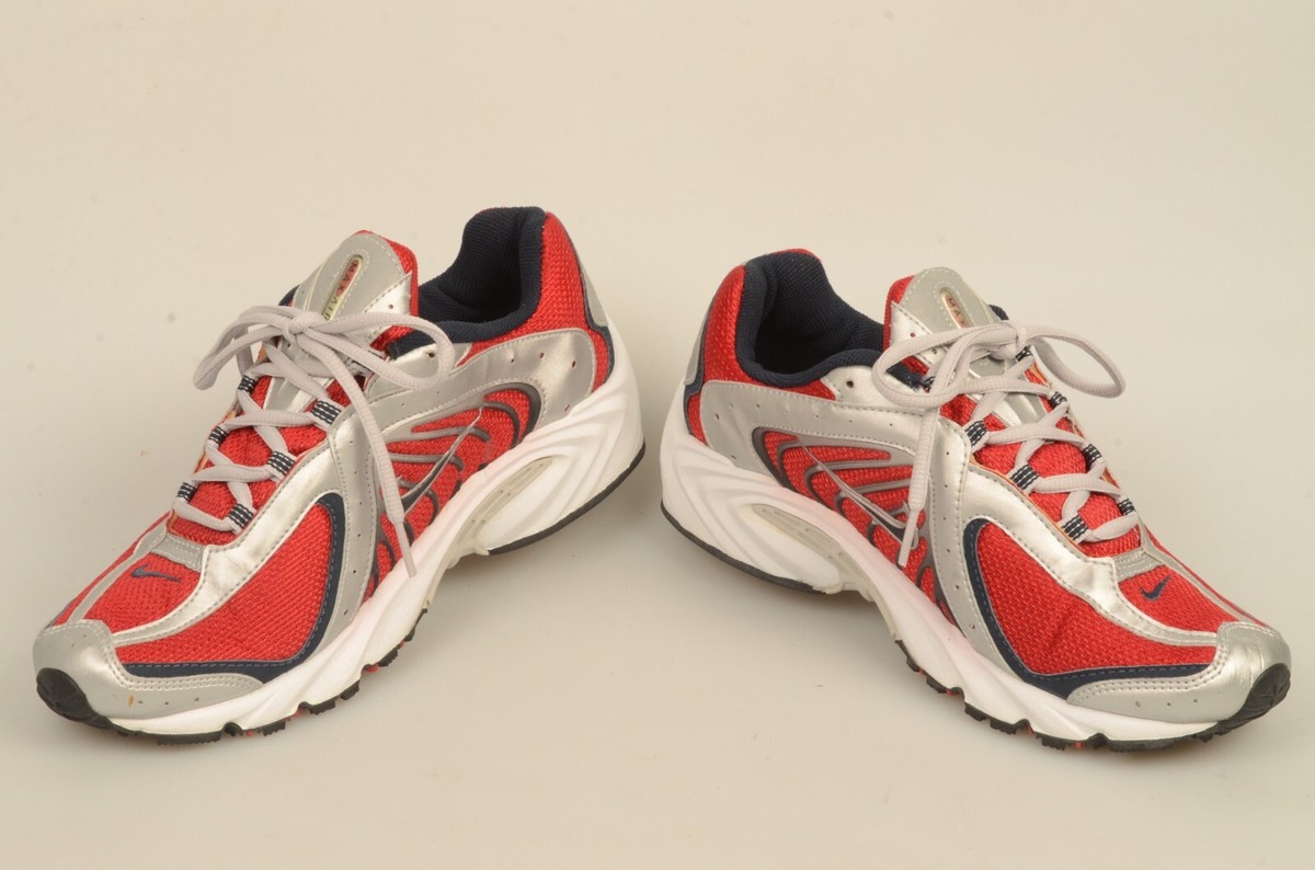 NEW w/o Box Nike 040507 VTN Mens Running Shoes in Red Black Silver