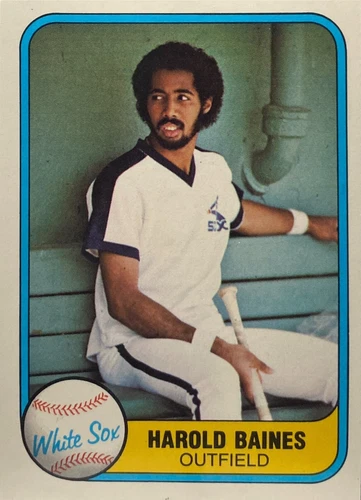 1981 Fleer Harold Baines Chicago White Sox #346 Baseball Card