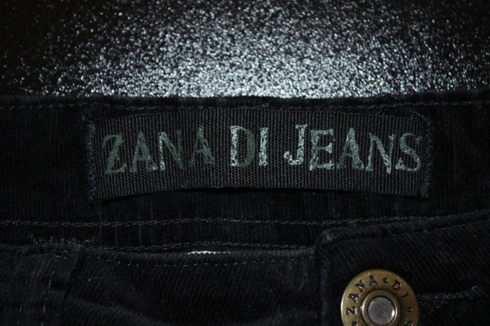 Pantalones Cortos Bermudas ZANA DI JEANS Para Mujer Junior Talla 9 Cintura Elástica 32" Pana Foto 3 de 3