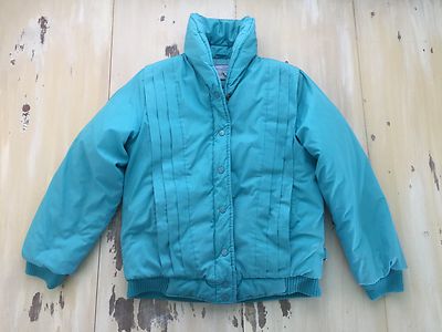 teal snow jacket