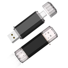 1X 128GB USB 3.0 Dual Type-C OTG USB Flash Drive Memory Stick For PC/SmartPhone