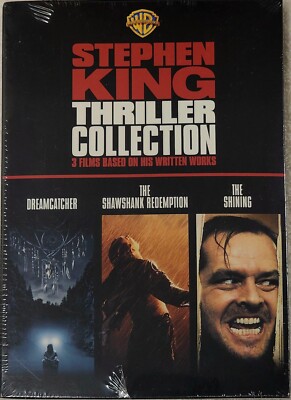 Stephen King Thrill Collection (DVD) SHINING, SHAWSHANK REDEMPTION DREAMCATCHER
