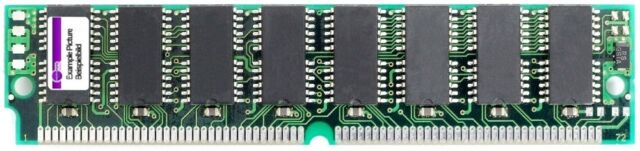 16MB PS/2 EDO SIMM Single Sided Memory 4Mx32 72-Pin No Parity/No Parity-