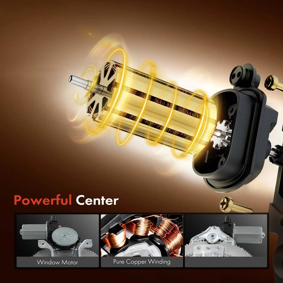 Conjunto de regulador de ventana eléctrica del lado del conductor delantero para Honda Odyssey 2011-2017 Foto 3 de 4