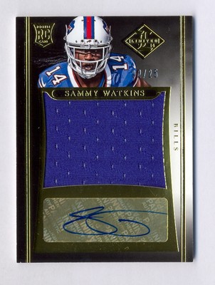 SAMMY WATKINS 2014 LEAF LIMITED GOLD JUMBO JERSEY