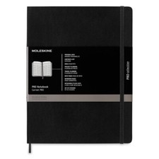 Moleskine Notebook PRO Project Planner Black Hardcover Elastic Closure