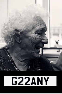 private number plate G22 ANY Gran Granny Grandma Birthday Nan Nanny Mum Love Old