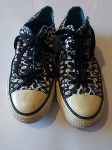 leopard print converse size 7