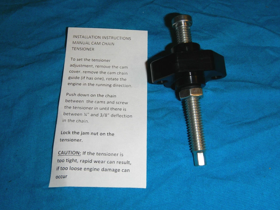 82-1992 Yamaha XJ900 XJ 900F LEVA DE DISTRIBUCIÓN TENSOR DE CADENA AJUSTADOR MANUAL + junta Foto 2 de 4