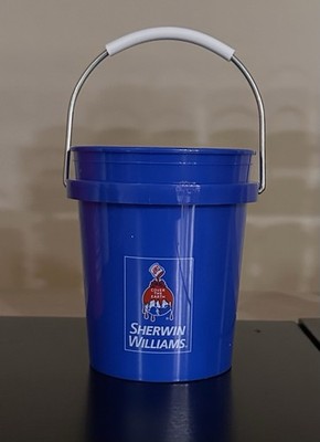 Sherwin-Williams Paints 4'' Blue Mini Bucket HTF