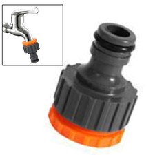 4 pcs Plastic Nipple Tap Connectors 3/4 inch for Garden Hose Coupling 20mm 25mm
