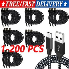 Lot USB-C to USB C Type-C Fast Charging Data SYNC Charger Cable Cord 3/6FT LONG