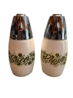 Vintage Gemco Green Crazy Daisy Salt and Pepper Shakers - Pyrex Corelle