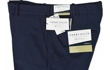Perry Ellis Portfolio Modern-Fit Stretch Resolution Pants 36 X 30 $95 5RSB0040