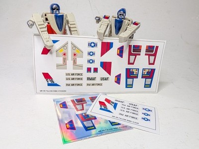Machine Robo GoBots MR-49 Falcon Robo/ Heat Seeker Reproduction STICKERS