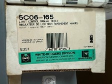 RODGERS BLANCOS 5C06-165 CONTROL LÍMITE TEMPERATURA FIJA 165 GRADOS F NUEVO EN CAJA ENVÍO GRATUITO