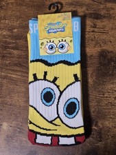 NEW Spongebob Squarepants Crew Socks Adult Size 6-12