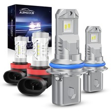Combo de faros LED altos/bajos + faros antiniebla 6000 k para Ford Focus 2005-2007