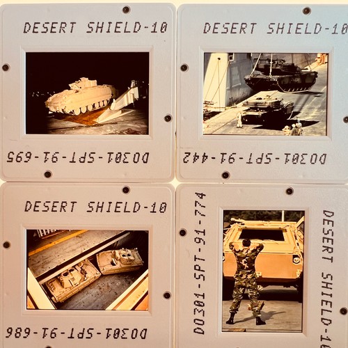 lot of 4 slides-B90 Desert Shield / STORM Collection